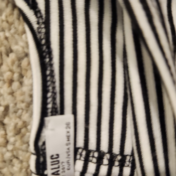 Zara Black and White Striped Dress - Picture 3 of 3
